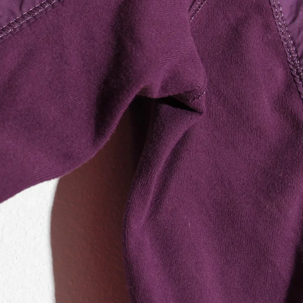 Lululemon Rush Hour Jacket Darkest Magenta Purple Full Zip Glyde Rulu Size 2
